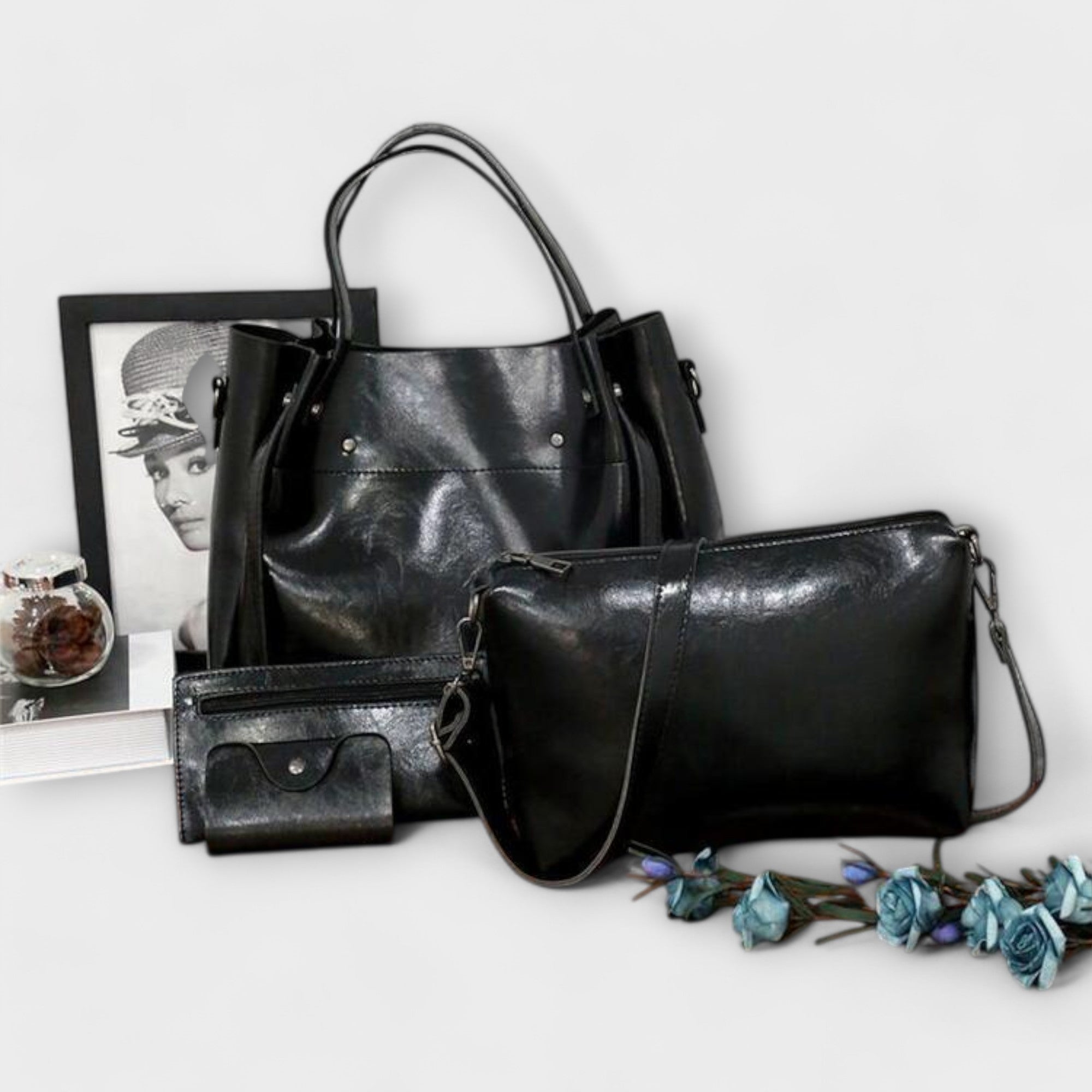Lily | 4-Piece Vintage Bag Set