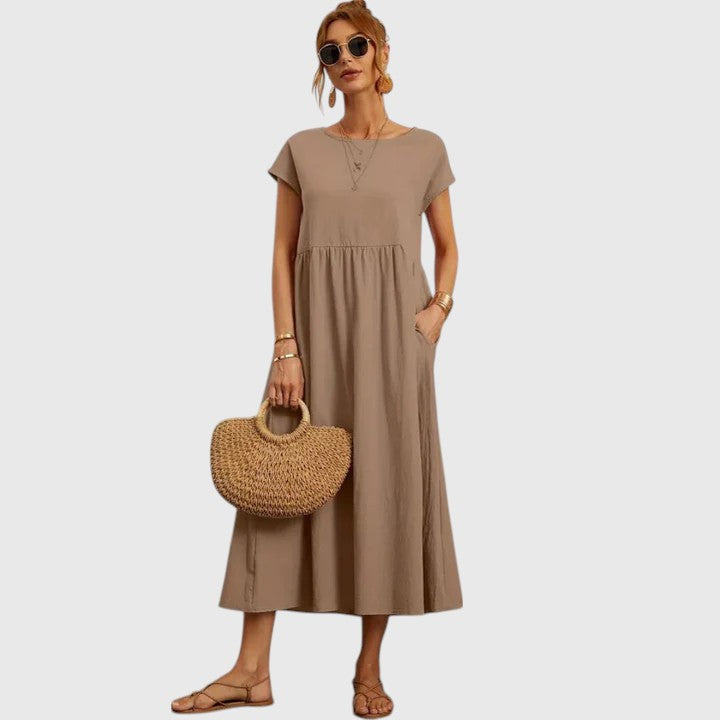 Women's Midi Dress side pockets