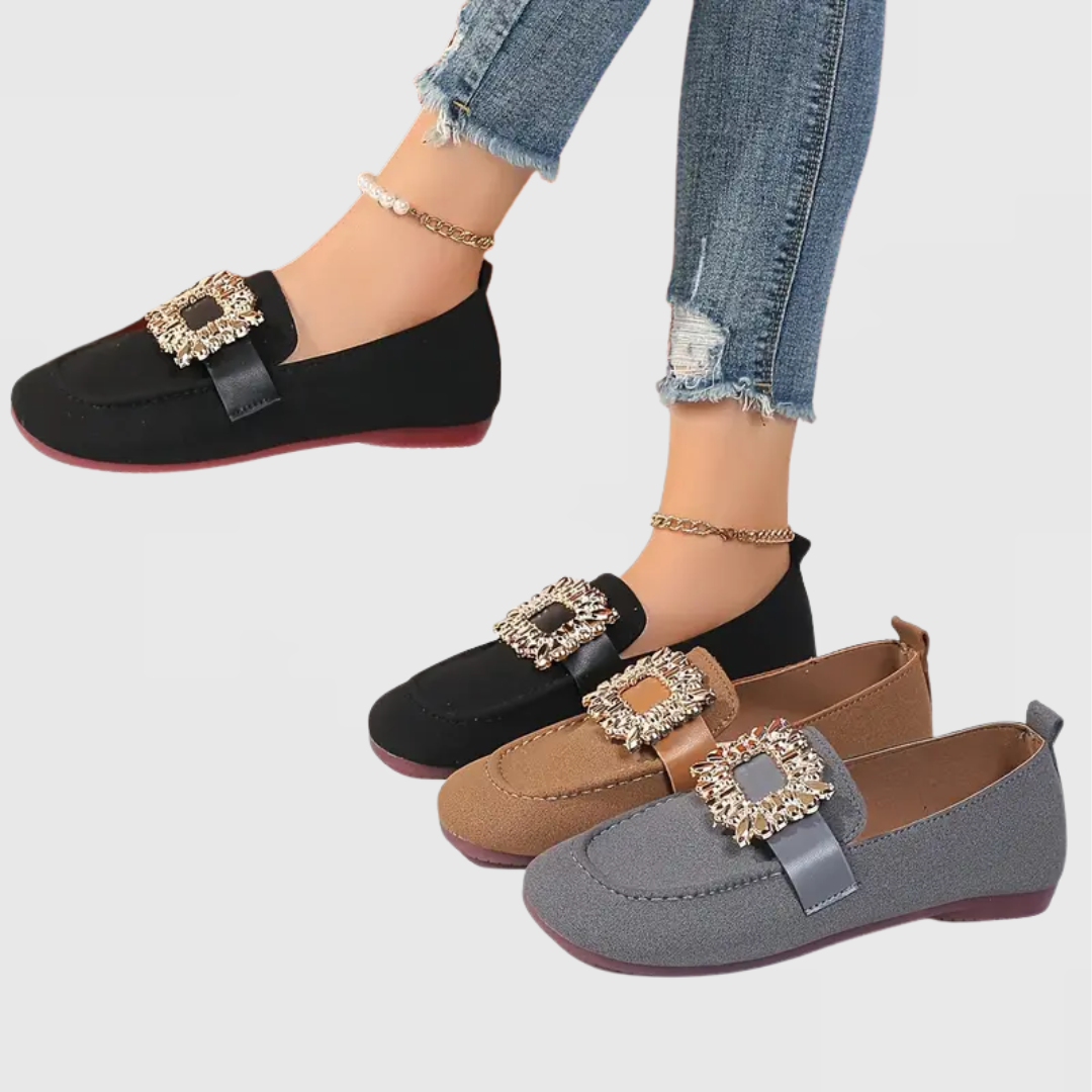 Mocasines para mujer con soporte ortopédico
