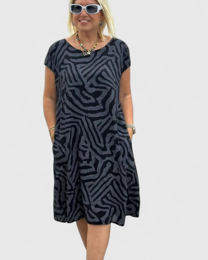 Women's Midi Dress A-line cut