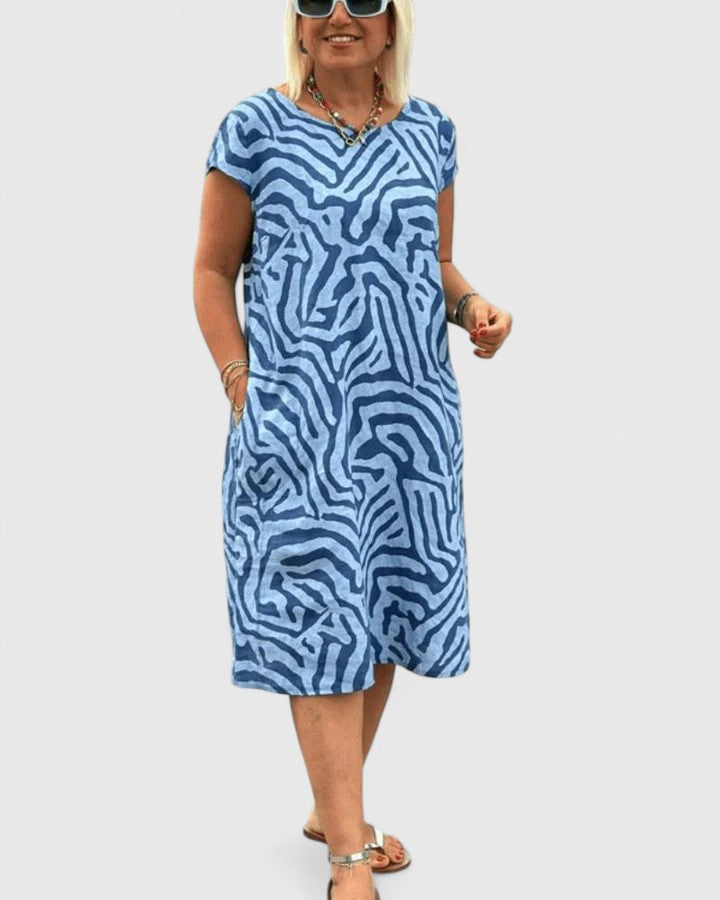 Women's Midi Dress A-line cut