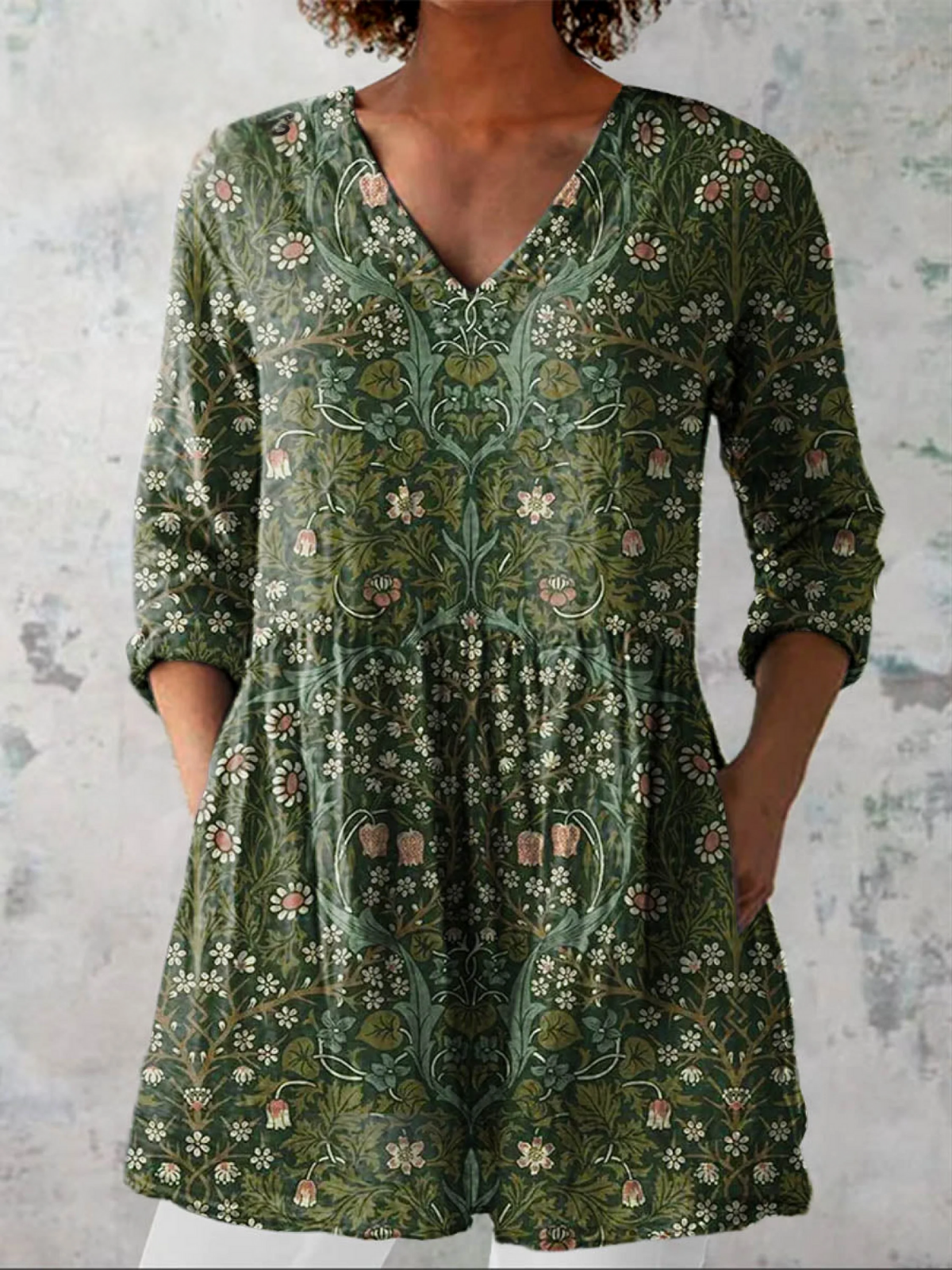 Women's Dress V-neck