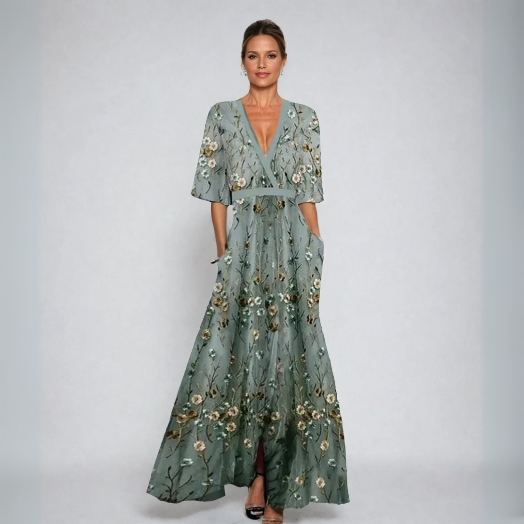 Women's Maxi Dress wrap front