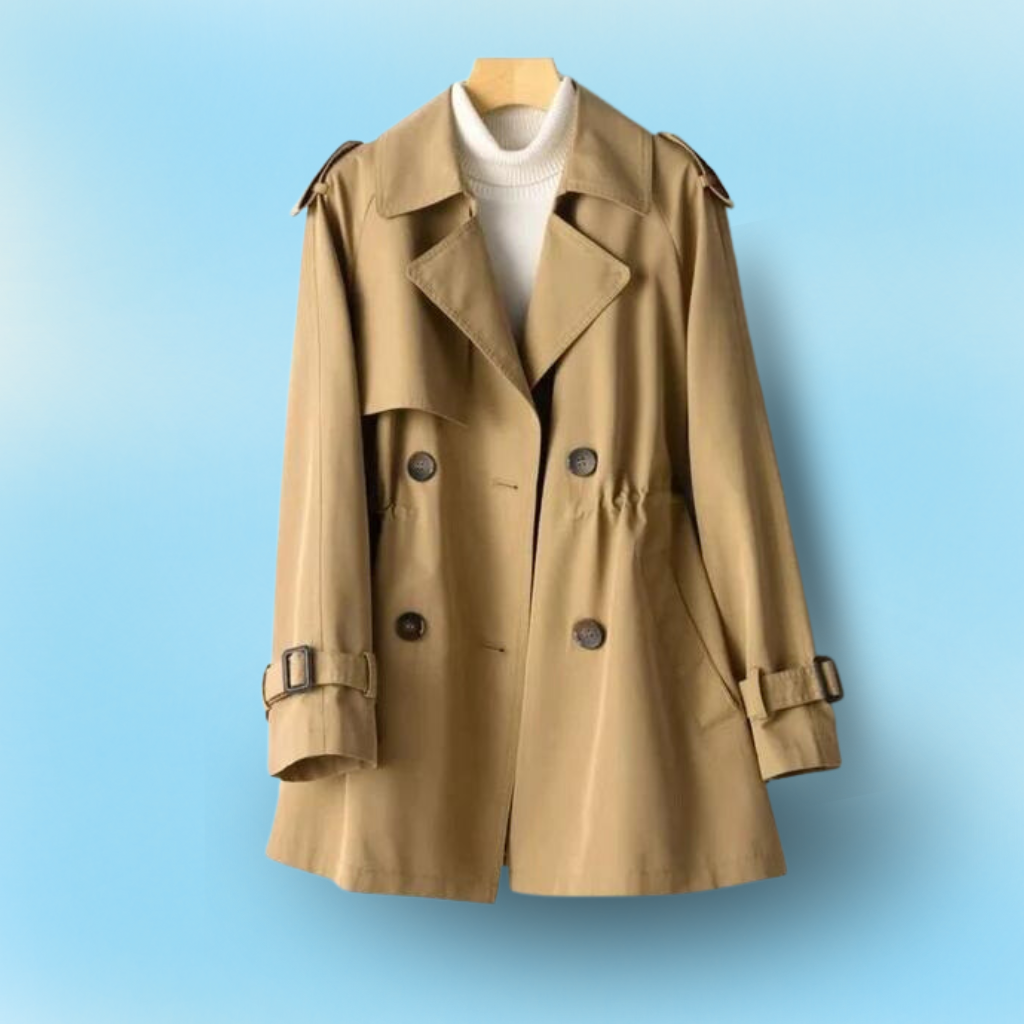 Women's Vintage Trench Coat Structured All-Season Cut
