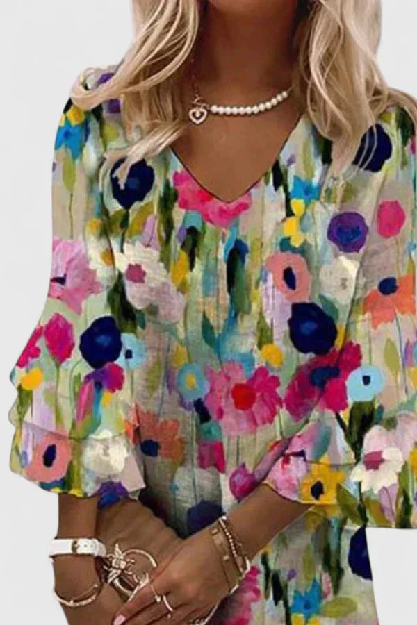 Women's Dress V-neck