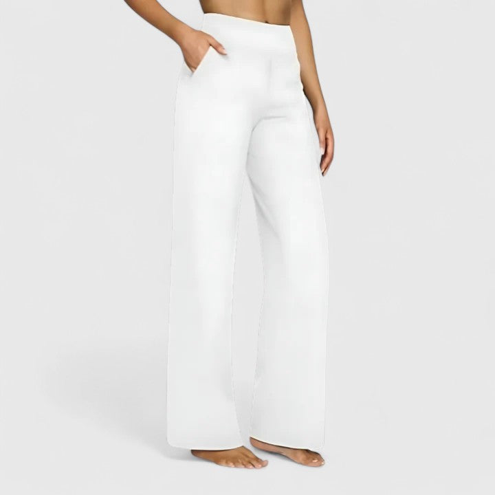 Women's Wide-Leg Pants side pockets