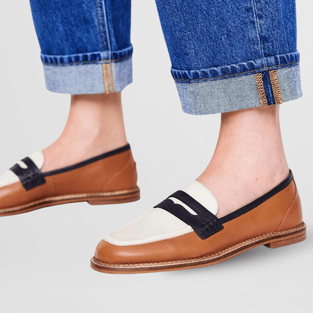 Mocasines de cuero para mujer