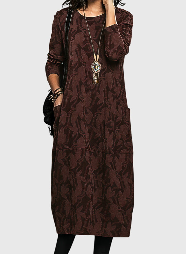 Women's Midi Dress side pockets