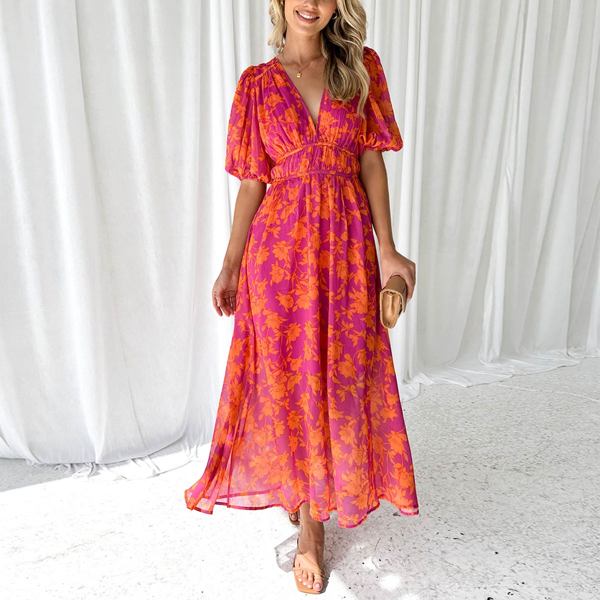 Clara - Vestido Maxi de Primavera