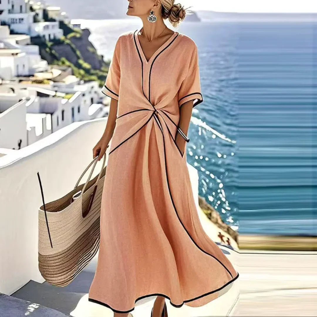 Women's Summer Dress V-neck