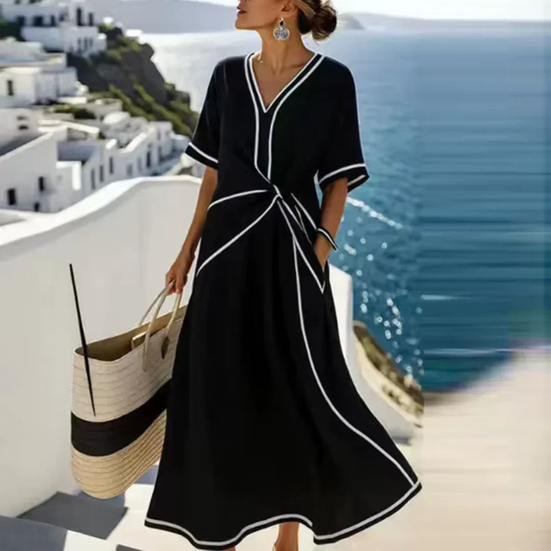 Women's Summer Dress V-neck