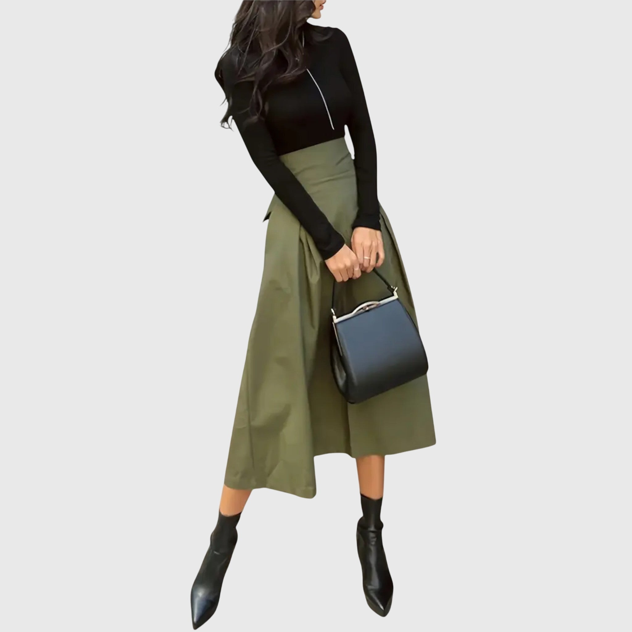 Women's Midi Dress A-line cut