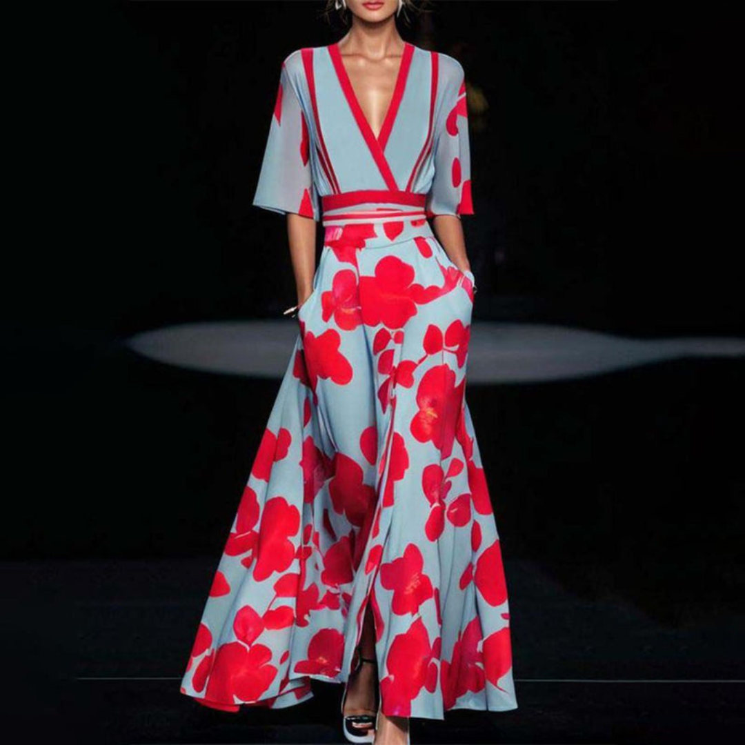 Women's Maxi Dress wrap front