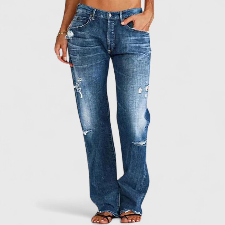 Women's Wide-Leg Pants Denim