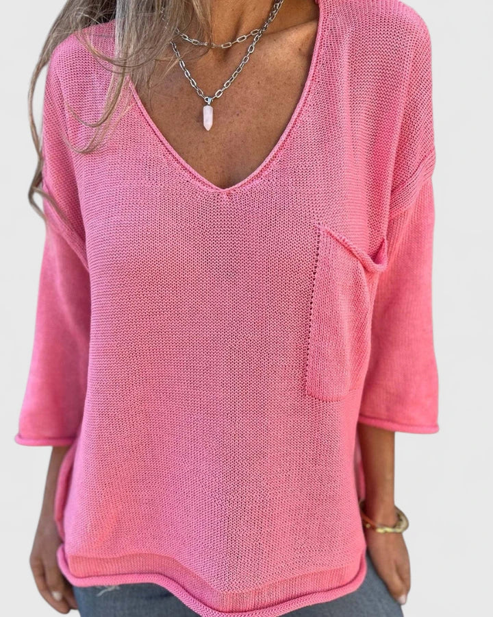 Women's Blouse V-neck