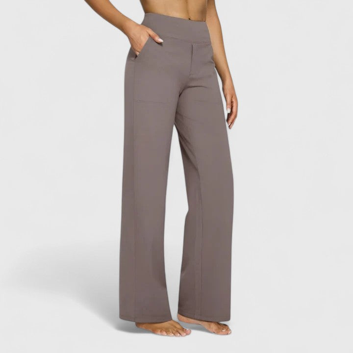 Women's Wide-Leg Pants side pockets
