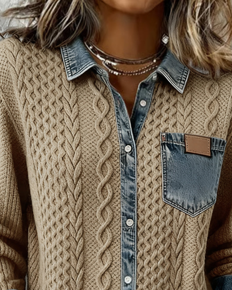 Women's Blouse Denim