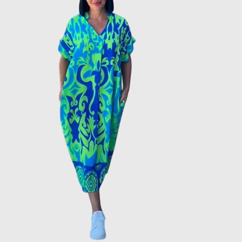 Women's Midi Dress wrap front