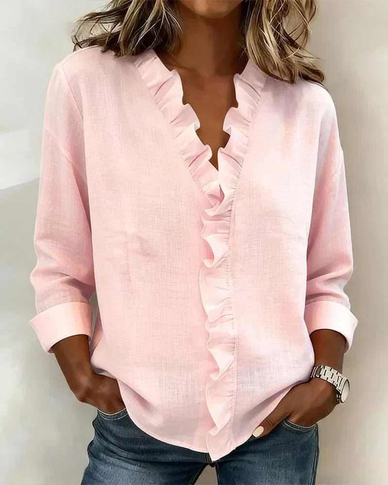 Women's Blouse V-neck