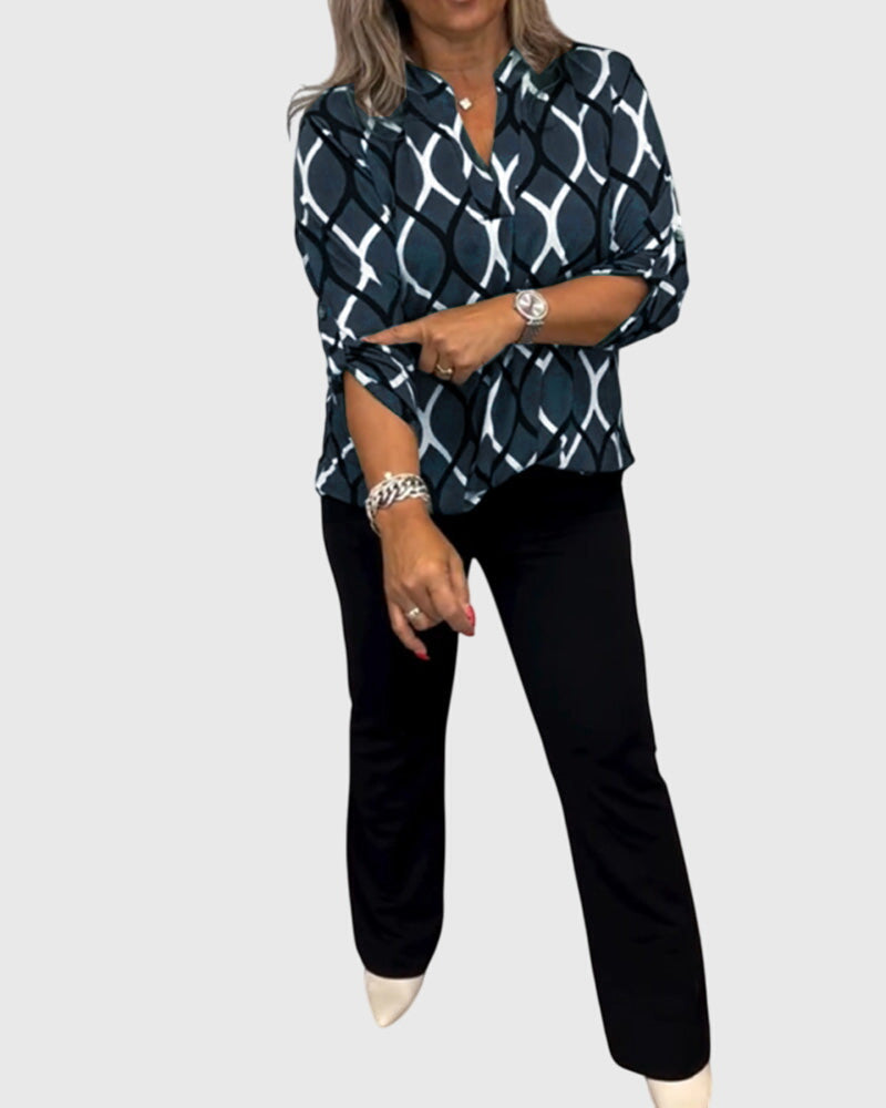 Women's Blouse V-neck
