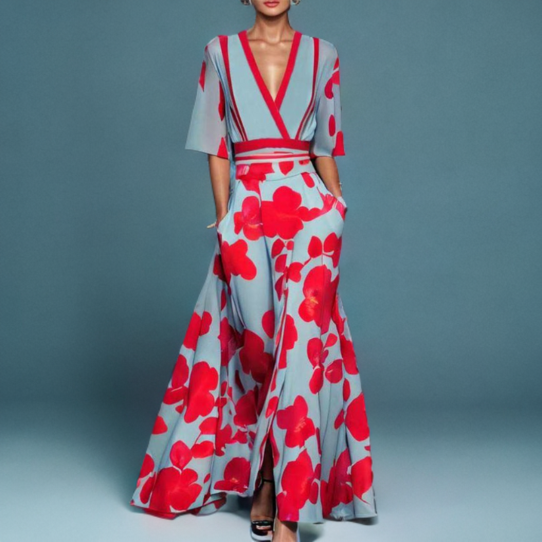 Women's Maxi Dress wrap front