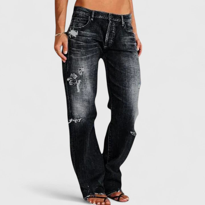 Women's Wide-Leg Pants Denim