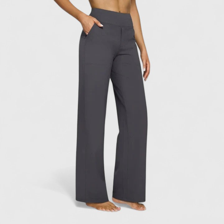 Women's Wide-Leg Pants side pockets