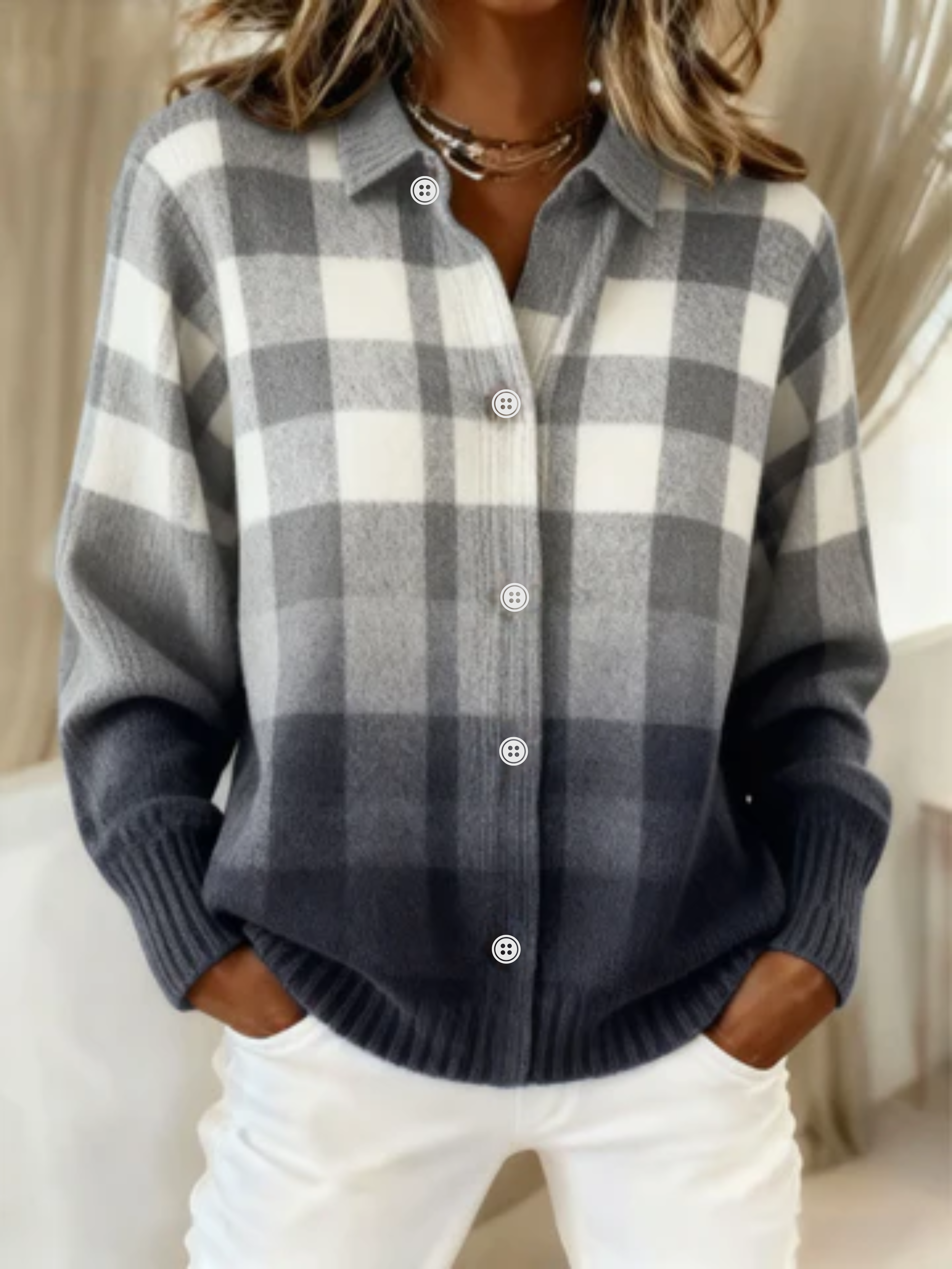 Women's Blouse Denim