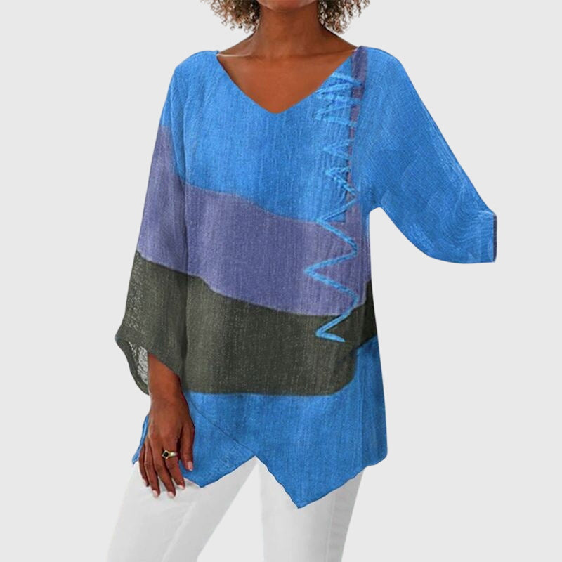 Vestido para mujer con escote en V