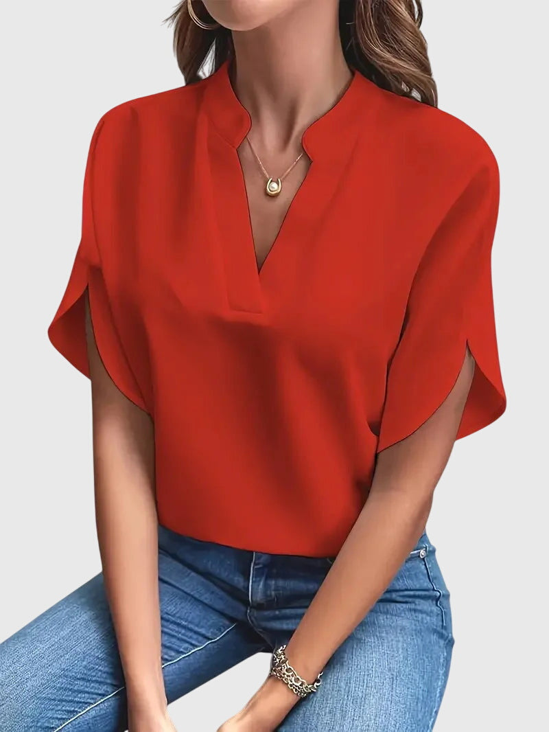 Robe femme col en V