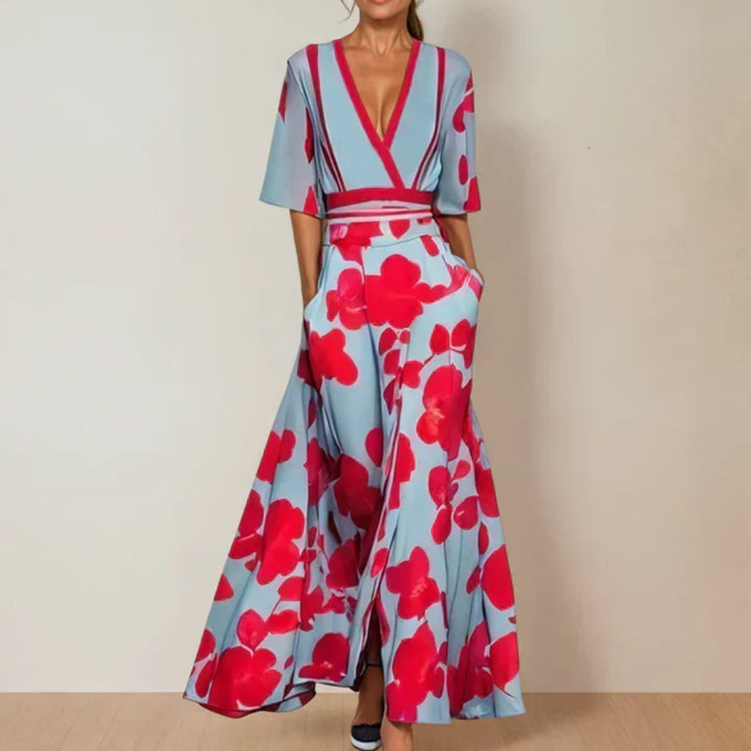 Women's Maxi Dress wrap front