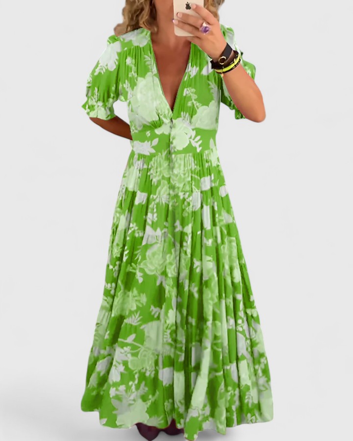 Women's Summer Dress V-neck
