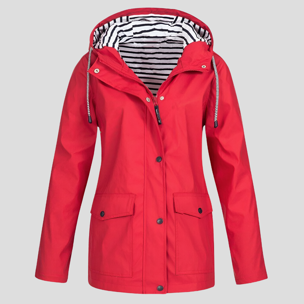 Women's Hooded Jacket Water-Resistant Taped Seams