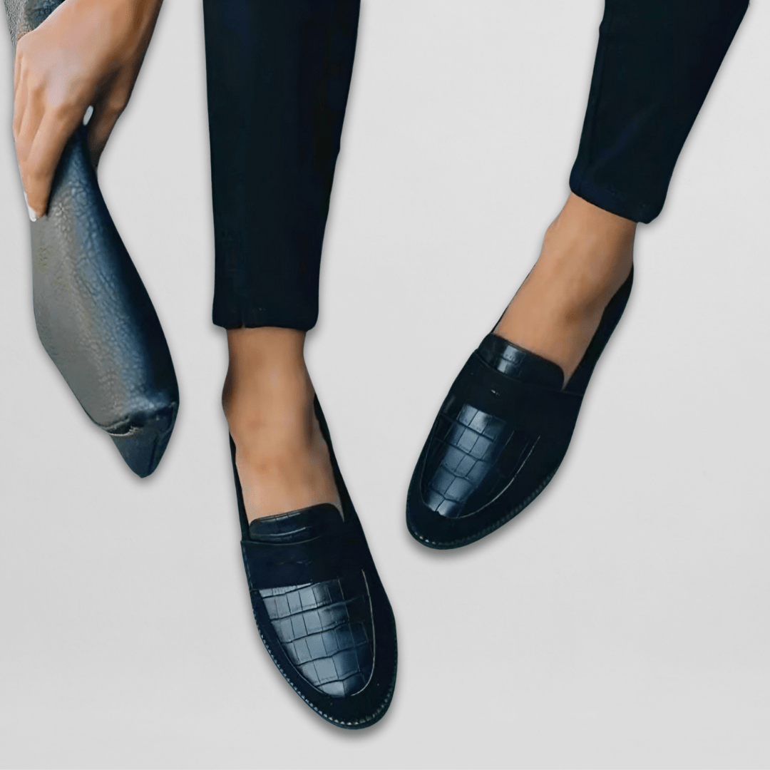 Women's Loafers Leather orthopedic support