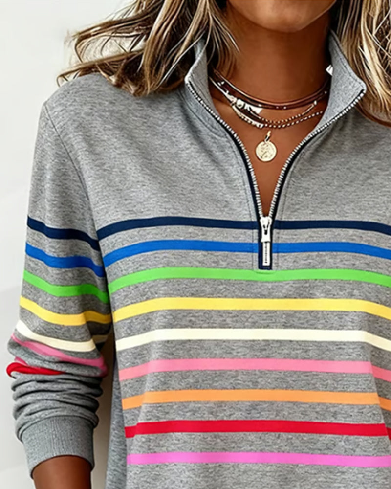 Vestido para mujer con patrón de rayas verticales