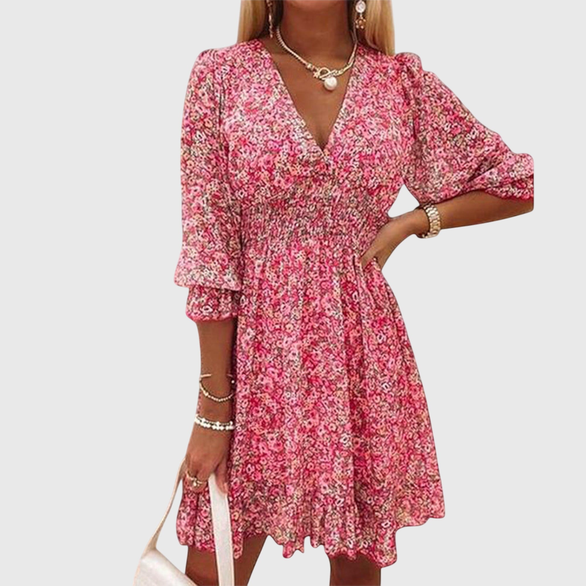 Women's Dress puff sleeves