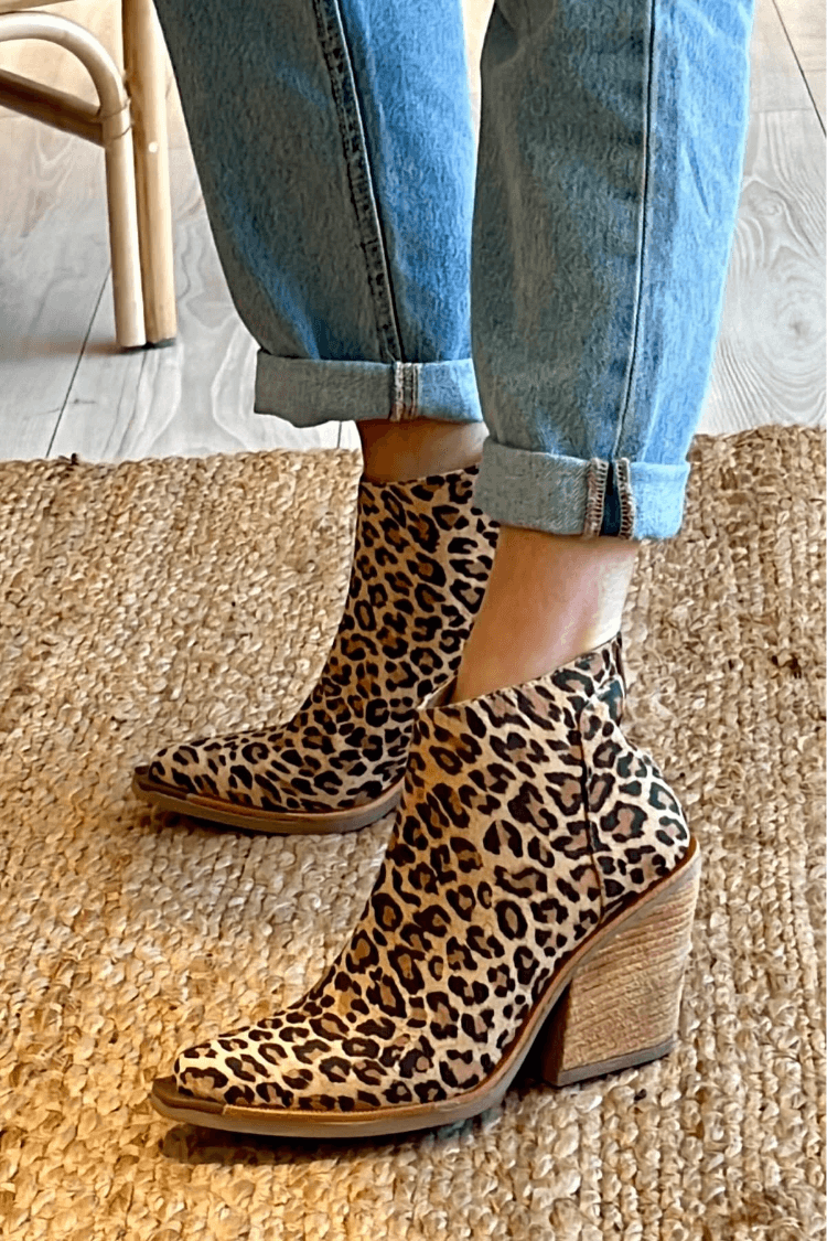 Tacones para mujer de mezclilla