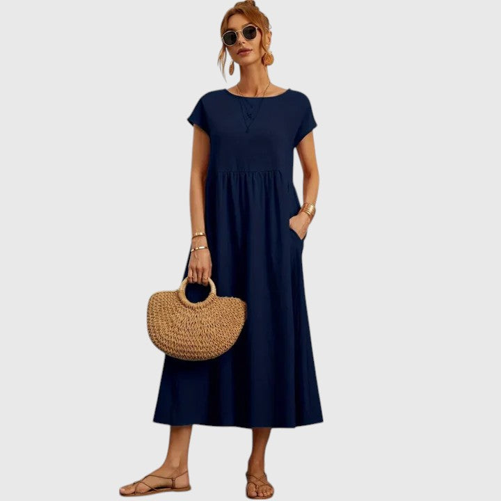 Women's Midi Dress side pockets