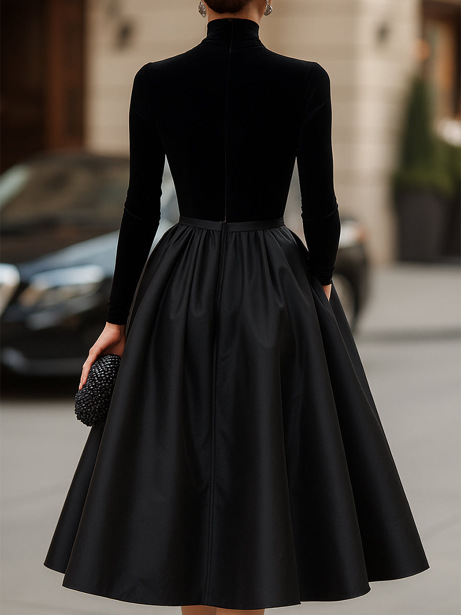 Women's Midi Dress Satin