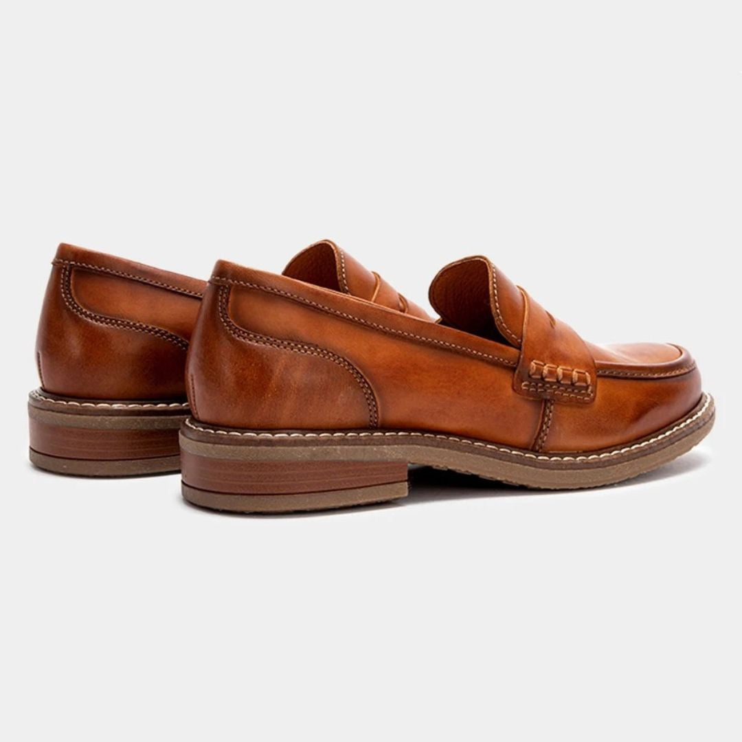 Women's Leather Loafers Orthopedic Smooth Cushioned Sole