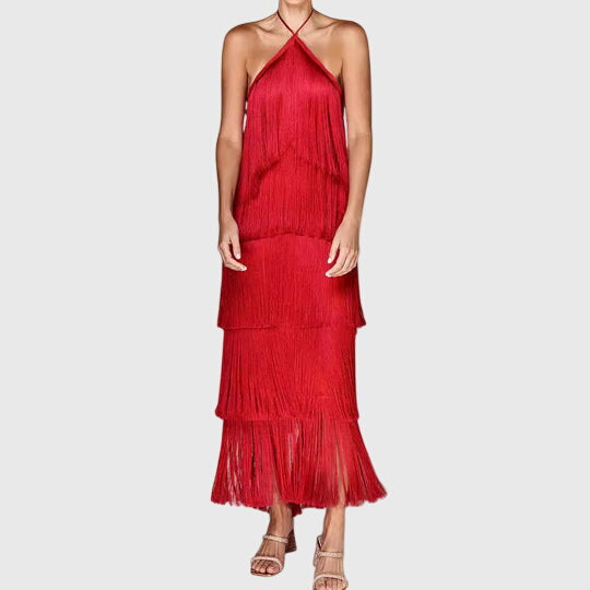 Women's Maxi Dress halter neck