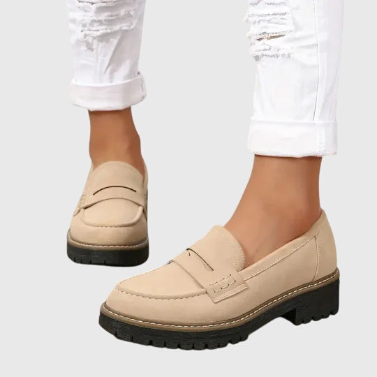 Mocassini da donna in suede
