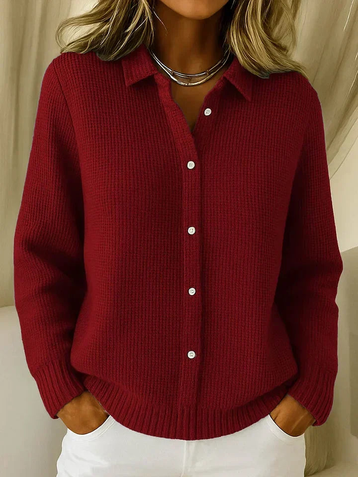 Women's Knit Cardigan with Open Front