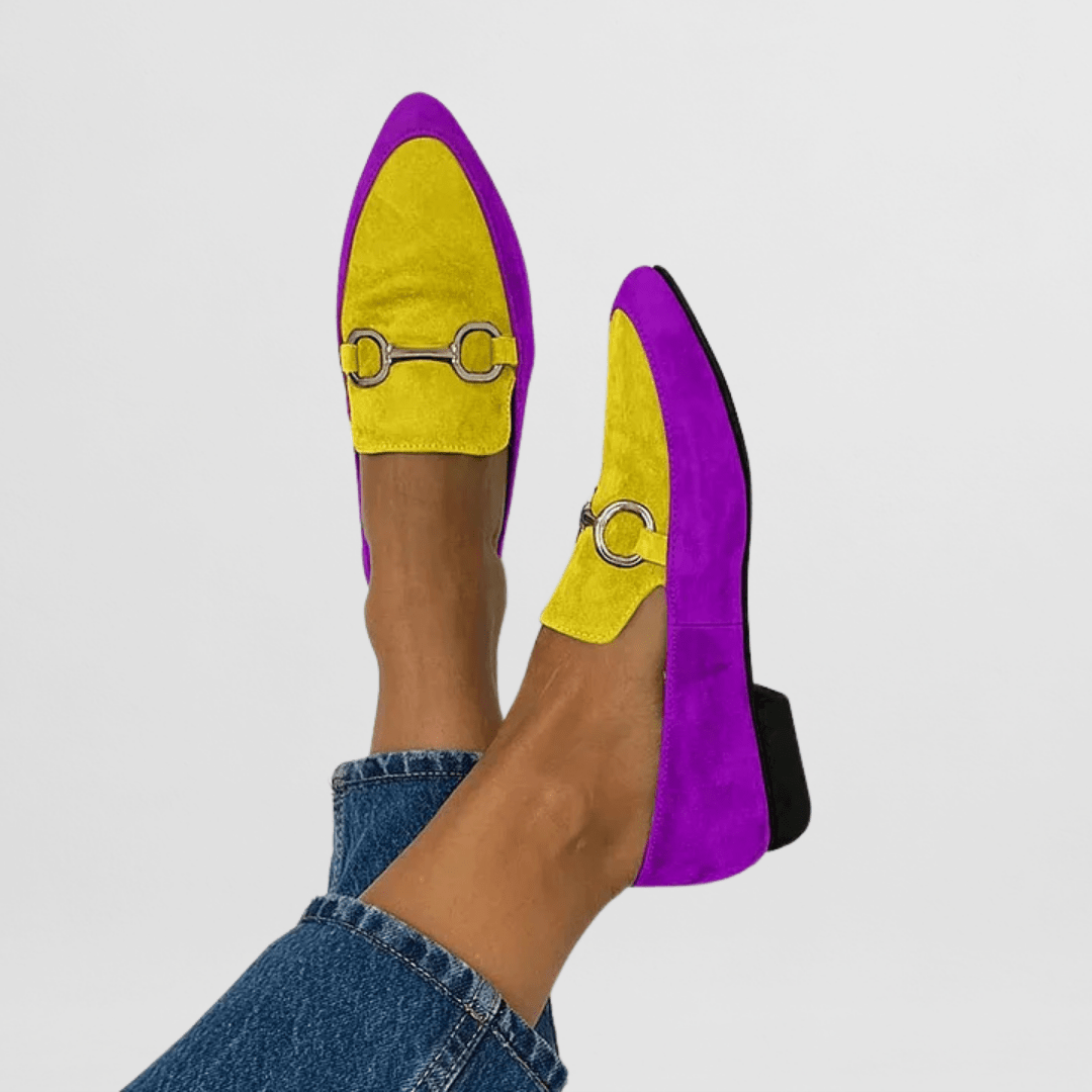 Mocasines de ante para mujer