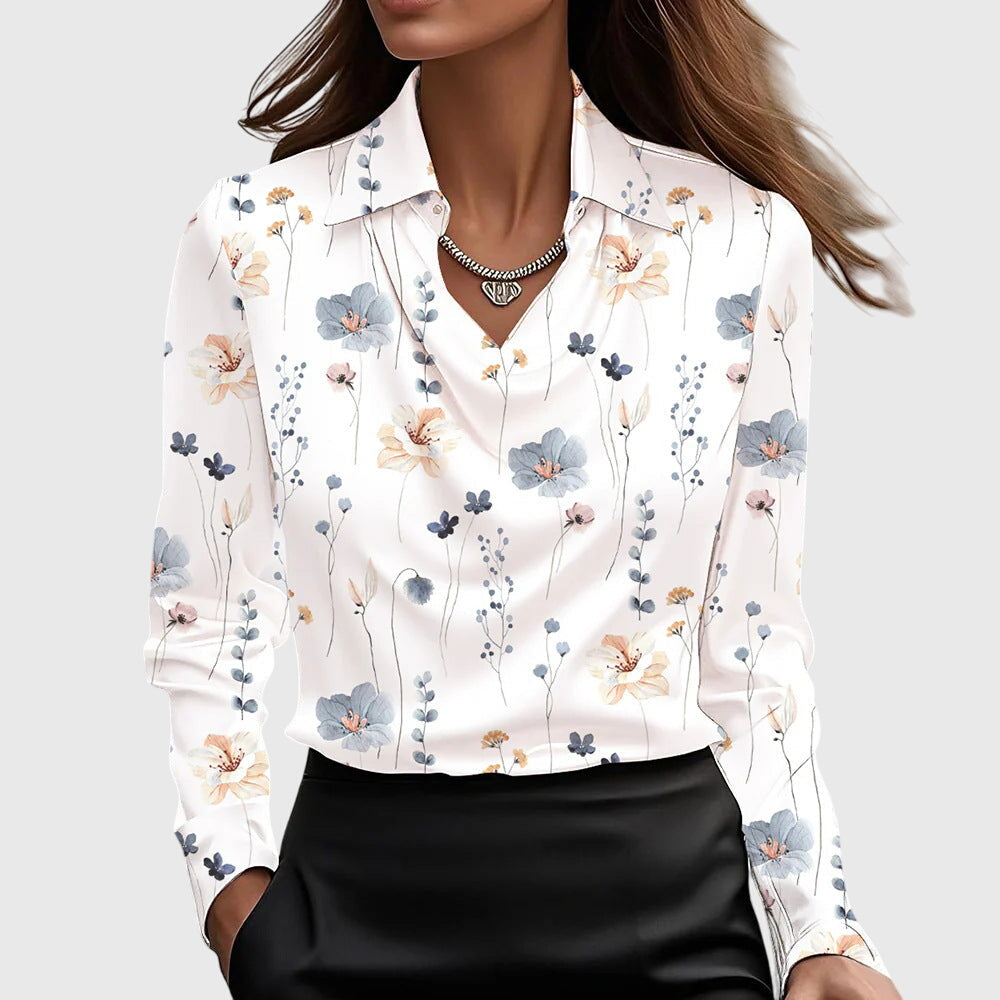 Women's Blouse pleated skirt