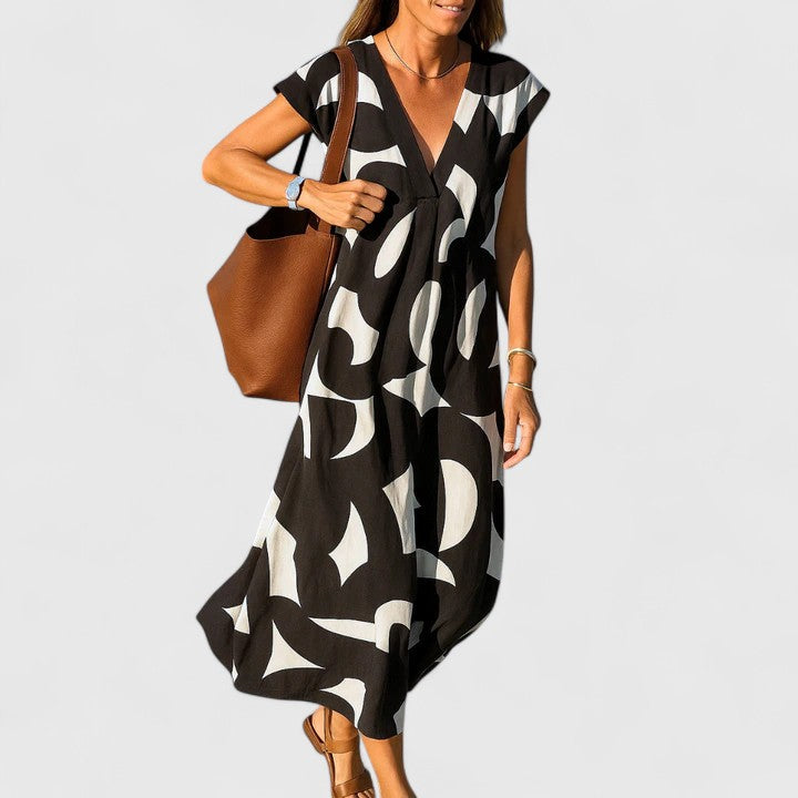 Women's Dress V-neck