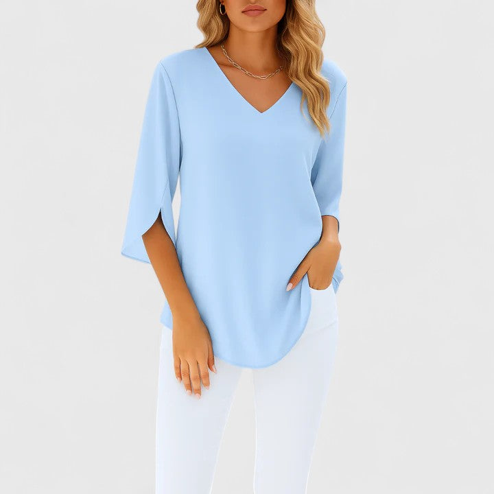 Women's Blouse V-neck