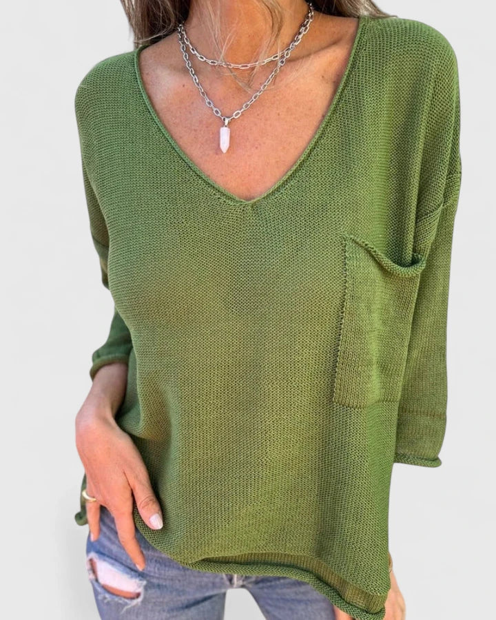 Women's Blouse V-neck