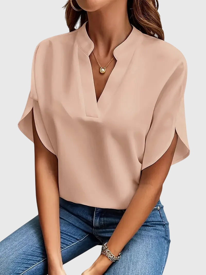 Vestido para mujer con escote en V