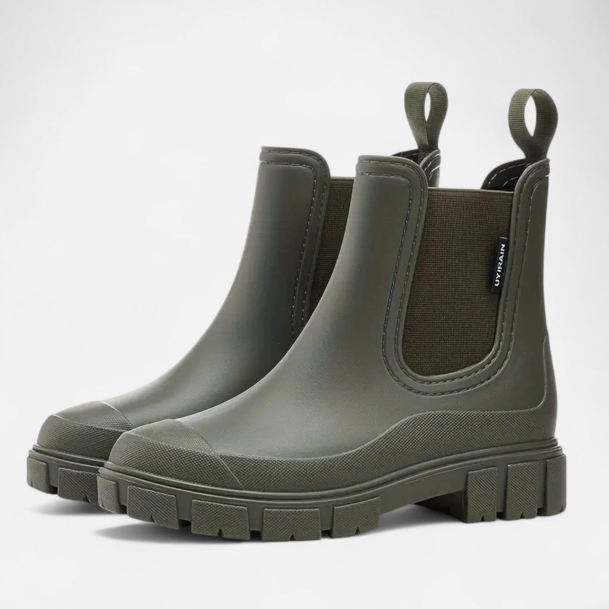 Botas de lluvia impermeables para mujer, clásicas, elegantes y para cualquier clima